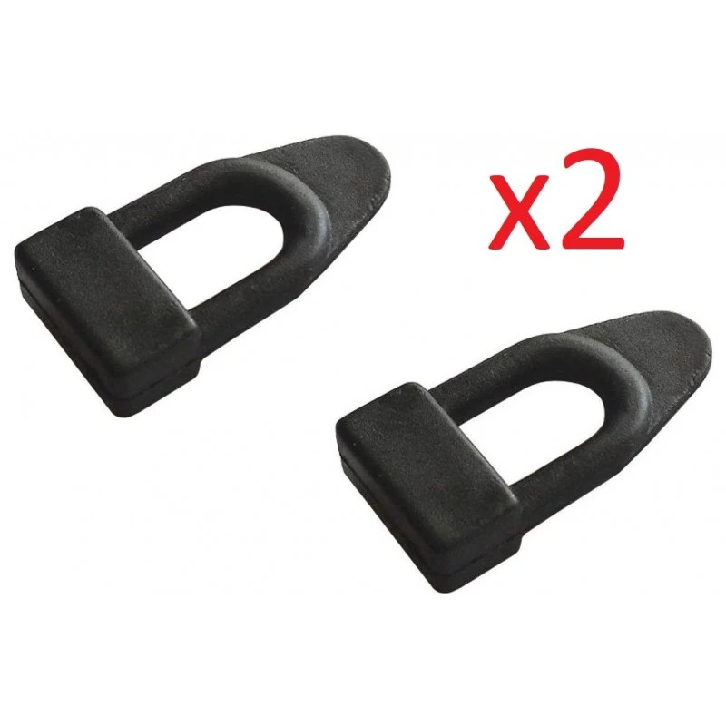 2x Attache Cache Volant / Capot Cyclomoteur Solex 2200 3300 3800 5000 Bride Caoutchouc