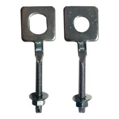 Acier Galvanisé 2x Tendeur De Chaine M6x90mm Moto Cyclo ZUNDAPP Droite Gauche 529 530 (1977+)