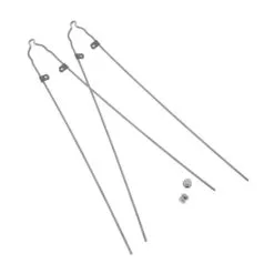 Acier Galvanisé 2x Tringle De Garde Boue Type Condorino Avant Arrière Acier 380mm Vélo Ville