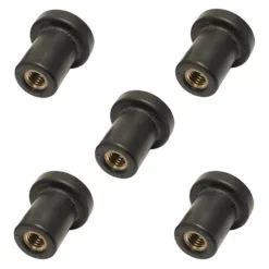 Néoprène Et Caoutchouc 5x écrou Caoutchouc M3 M4 M5 M6 M8 Silent Bloc Voiture Moto Carenage Pare Brise