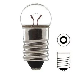 Verre Ampoule 6V 1.8W E10 à Visser