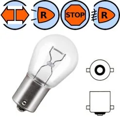 Verre Ampoule 6V 21W BA15S Gros Globe