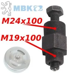 Acier Inoxydable ARRACHE VOLANT MAGNETIQUE 19 24 X 100 PEUGEOT SPEEDFIGHT MBK 41 51 ELECTRONIQUE