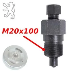 Acier Inoxydable ARRACHE VOLANT MAGNÉTIQUE 20x100 PEUGEOT 102 102 103 104 BB MOBYLETTE