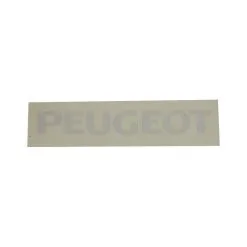 Autocollant Sticker PEUGEOT 19x150mm BLANC SELLE CAROSSERIE