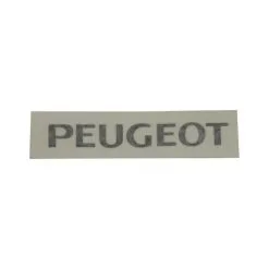 Autocollant Sticker PEUGEOT 19x150mm NOIR SELLE CAROSSERIE