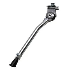 Acier Chromé Béquille Latérale Réglable Avec Plaque De Fixation Pour Vélo 20 à 28 Pouces Vtt Ville Vtc Adulte