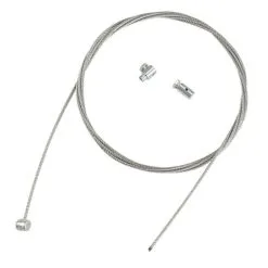 Acier Galvanisé CABLE EMBRAYAGE UNIVERSEL 2M MOTO MOTOCULTURE TONDEUSE TRACTEUR MOBYLETTE CYCLOMOTEUR AVEC 2 SERRE-CABLE