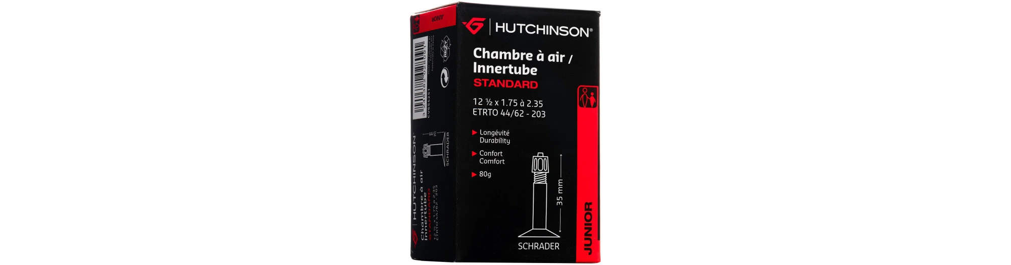 HUTCHINSON Chambre Ă Air 12 1/2x1.75-2.35 Schrader 35mm