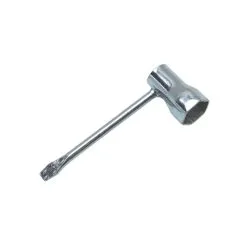 Clé à Bougie 19mm Ou 21mm Tournevis Intégré Mobylette MBK PEUGEOT Et SOLEX