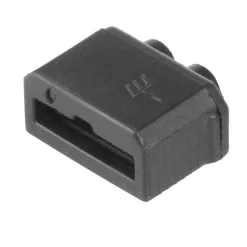 Plastique CONNECTEUR POUR MOYEU DYNAMO COSSE AVEC INDICATEUR POLARITE TYPE SHIMANO ELECTRIQUE