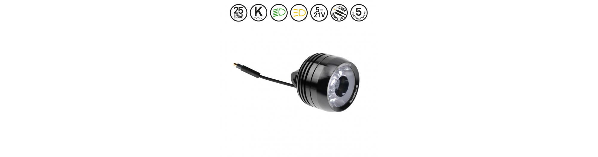 Supernova Eclairage Avant E-Bike Mini 2 5-21v – Image 2