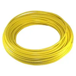 Plastique, Acier Et Insert Téflon GAINE AU METRE Ø5MM JAUNE AVEC INSERT TEFLON CYCLO MOBYLETTE GAZ STARTER DECOMPRESSEUR
