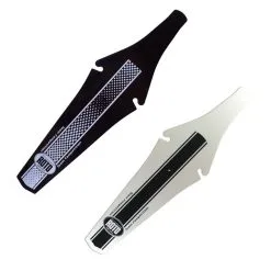 Plastique Garde Boue Arrière Flexible BLANC NOIR ROTO