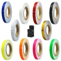 Liseret 7MMx6M Avec Applicateur Jante Casque Carénage Sticker Autocollant Mobylette Moto Voiture