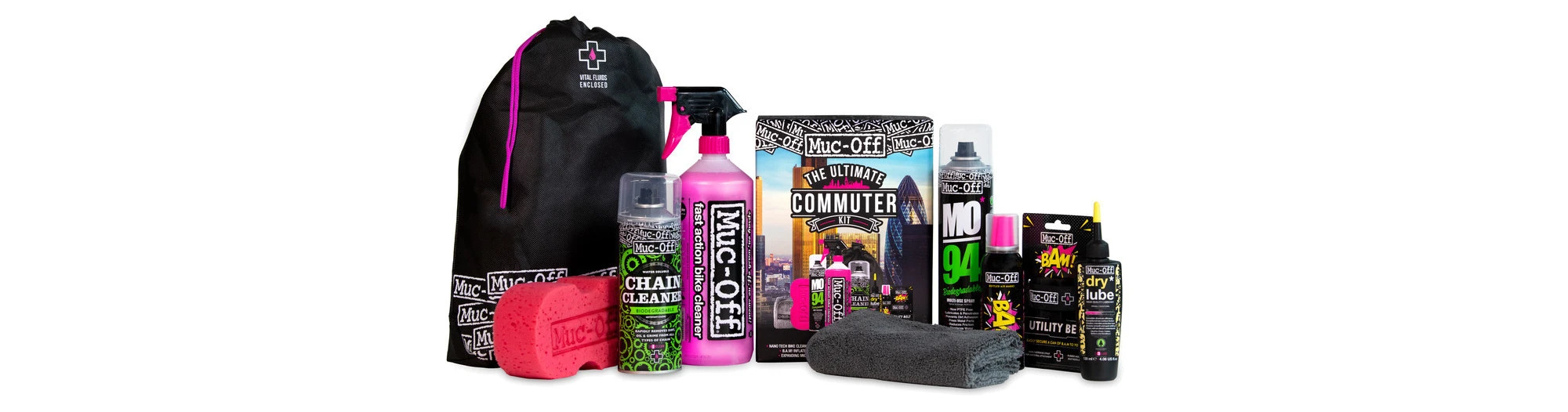 Muc-Off Kit Complet D'entretien Vélo Commuter Ultimate