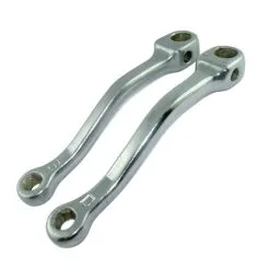 Acier Inoxydable Manivelles à Clavette 150 Mm PEUGEOT MBK (paire)