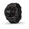 Garmin Montre GPS Fenix Sapphire Solar Edition Titane Carbon Gray DLC