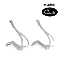 Acier Galvanisé Paire De Cale-pieds CHRISTOPHE TOE CLIPS