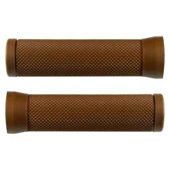 Elastomère Paire De Poignée Vélo Marron 22 Mm 120 Mm Vintage VTT Ville Fixie