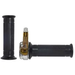 Zamak, Aluminium Et Plastique Poignée De Gaz Accélérateur Type Mini Targa 22mm 120mm Chromé Cyclo Mobylette Moto