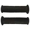 Plastique Poignée Revêtement Noir 22mm 24mm 130mm Cyclo Mobylette Scooter Moto (paire)