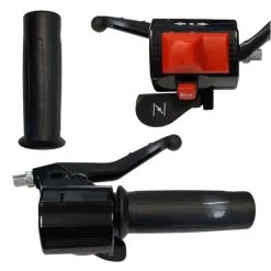 Zamak, Aluminium Et Plastique Poignée Type PEUGEOT 103 Gauche Commodo Droite Accélérateur 22mm 110mm Mobylette