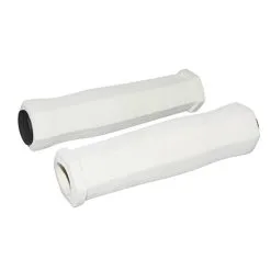 Mousse Haute Densité Poignée Vélo Mousse Blanc 125mm