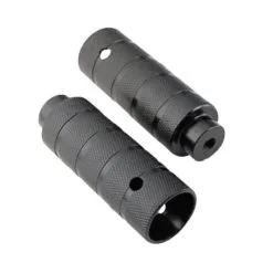 Acier Galvanisé Repose Pied Noir BMX D10 L110 Moleté Fileté (paire)