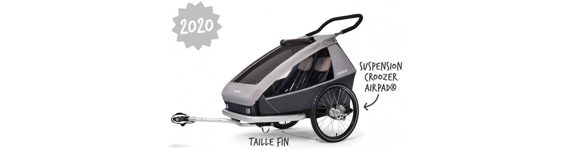 Croozer Remorque Kid Keeke For 2