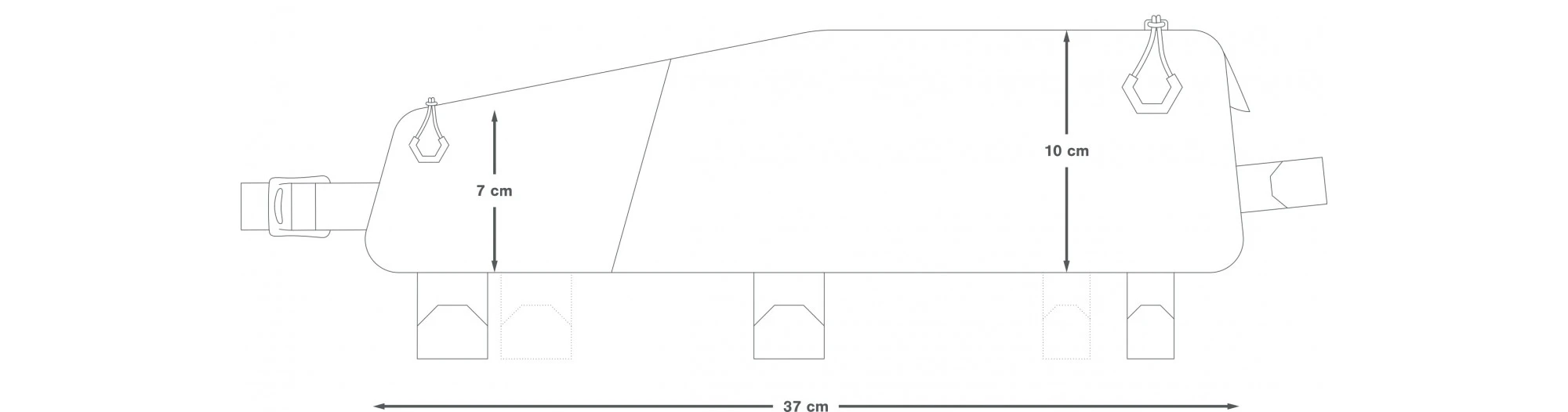 APIDURA Sacoche De Cadre Backcountry Long Toptube 1.8L – Image 5