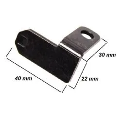 Acier Inoxydable Support Coudé Pour Dynamo Et Réflecteur 40x30